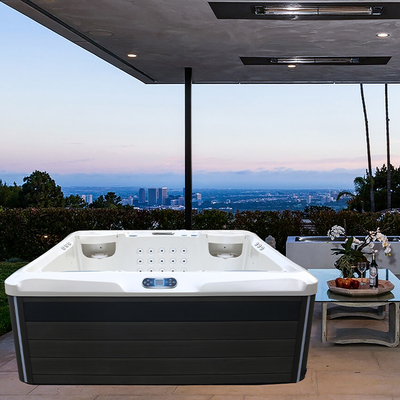M-361D American Aristech Acrylic Outdoor Whirlpool Spa Tub Jacuzzzi untuk 4 Orang