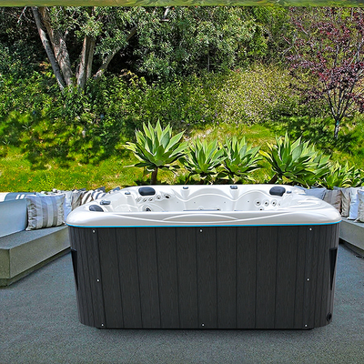 Extra Large Acrylic 6 People Spa Hot Tub Whirlpools Bathtub Dengan 93 Jet