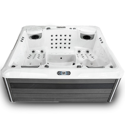 Pijat Udara Berdiri Bebas Whirlpools Spa Bak Mandi Air Panas Untuk 3-4 Orang