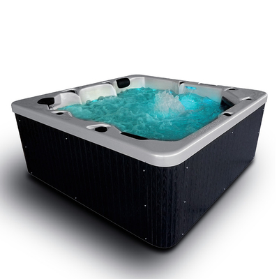 5 Orang Ukuran Besar Acrylic Hydro Massage Bathtub Hot Tub Spa Dengan Nozel Gelembung Udara