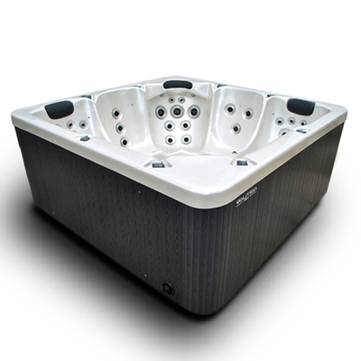 5 Orang Ukuran Besar Acrylic Hydro Massage Bathtub Hot Tub Spa Dengan Nozel Gelembung Udara