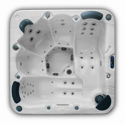 3 kursi 2 kursi tidur 380kg American Aristech Hot Tub Dengan Hidroterapi untuk Relaksasi Spa Rumah