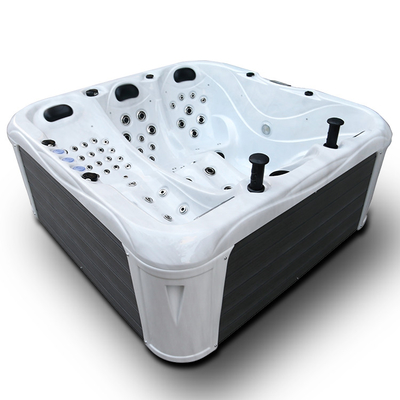 Taman Mewah 4 Orang Pijat Bak Mandi Air Panas Spa Whirlpool Bathtub Dengan Bluetooth