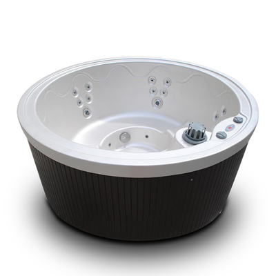 Desain Baru Round Massage Spa Hot Tub Bathtub Whirlpool Luar Ruangan Untuk 4 Orang
