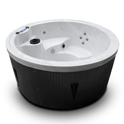 1200L 5 Orang Hot Tub Aristech Acrylic Bentuk Bulat Whirlpool Jacuzzi Spa Tub