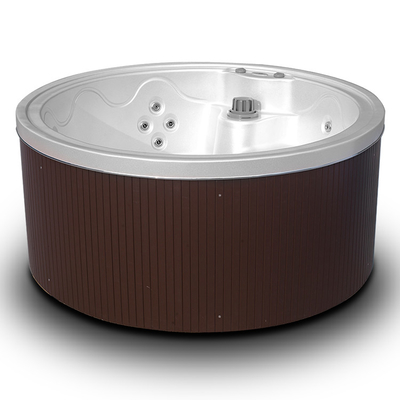 1200L 5 Orang Hot Tub Aristech Acrylic Bentuk Bulat Whirlpool Jacuzzi Spa Tub