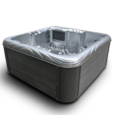 Outdoor 5 Kursi Sesuaikan Bathtub Pijat Whirlpools Spa Hot Tub Untuk Keluarga