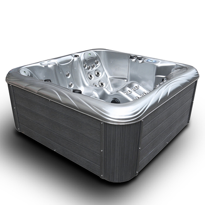 Outdoor 5 Kursi Sesuaikan Bathtub Pijat Whirlpools Spa Hot Tub Untuk Keluarga