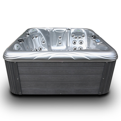 Outdoor 5 Kursi Sesuaikan Bathtub Pijat Whirlpools Spa Hot Tub Untuk Keluarga