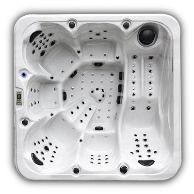 Luxury High End Pijat Whirlpool Hot Tub 124 Jet Untuk Jacuzzi