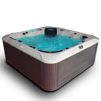 6 Orang Air Jet Whirlpool Massage Outdoor Hot Tub Dengan Pompa Hidroterapi