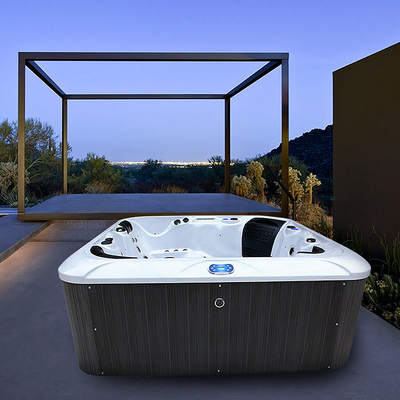 Akrilik Hotel Pijat Bathtub Backyard Whirlpool Spa Luar Ruangan Hot Tubs