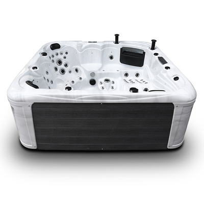 Extra Large Acrylic 6 People Spa Hot Tub Whirlpools Bathtub Dengan 93 Jet