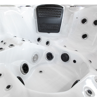 6 Orang Akrilik Whirlpool Luar Ruangan Hydro Massage Bathtub Spa Hot Tubs
