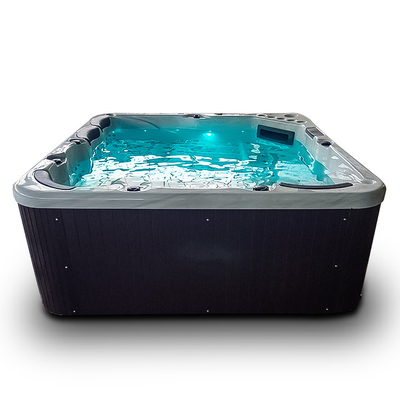 Pearl White 6 Kursi Rumah Tangga Pijat Bathtub Spa Hydropool Bathtub Spa Besar