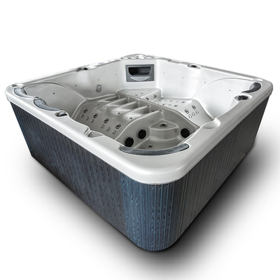 Pearl White 6 Kursi Rumah Tangga Pijat Bathtub Spa Hydropool Bathtub Spa Besar