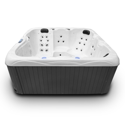 Out Door Acrylic Massage Air Jets Whirlpool Hot Tubs Dengan Lampu Led Bawah Air