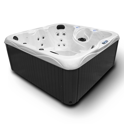 Out Door Acrylic Massage Air Jets Whirlpool Hot Tubs Dengan Lampu Led Bawah Air