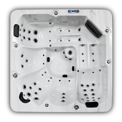 American Style Air Jets Whirlpool Bathtub Pijat Hot Tub Dengan Air Terjun