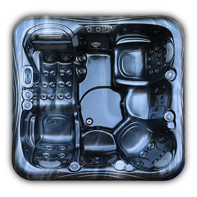 3KW Heater 5 Orang Garden Outdoor Spa Tub Dengan Jet Pijat