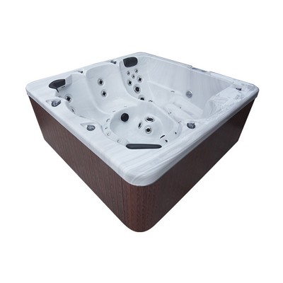 Balboa Acrylic 6 Orang Whirlpool Hot Tub Dengan Lampu Led Bawah Air Untuk Keluarga Dan Teman