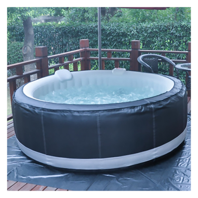 1.80m 4 People Air Jets Inflatable Spa Tub Portable Hot Tub Untuk Outdoor