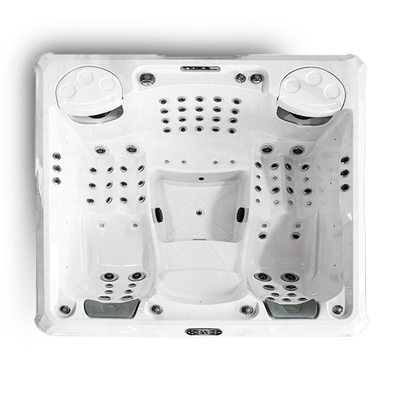 4 Orang Outdoor Whirlpool Pijat Bathtub Hot Tub Home Garden Spa Tub