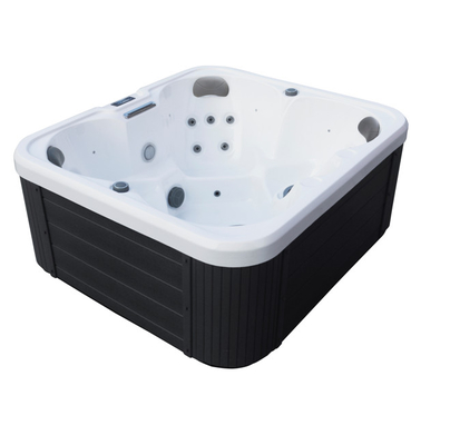 Pearl White 4 Kursi Whirlpool Spa Bathtub Pijat Hot Tub Outdoor