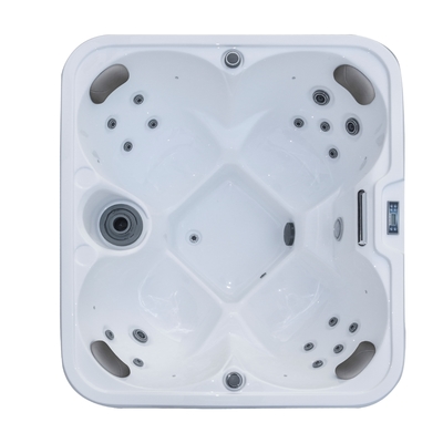 Pearl White 4 Kursi Whirlpool Spa Bathtub Pijat Hot Tub Outdoor