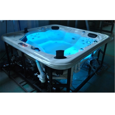 Villa 6 Orang Bathtub Pijat Akrilik Spa Hot Tub Dengan Ozonator