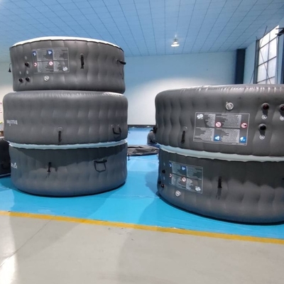 4 Orang Pijat Portabel Bak Mandi Air Panas Luar Ruangan Inflatable Spa Bathtub