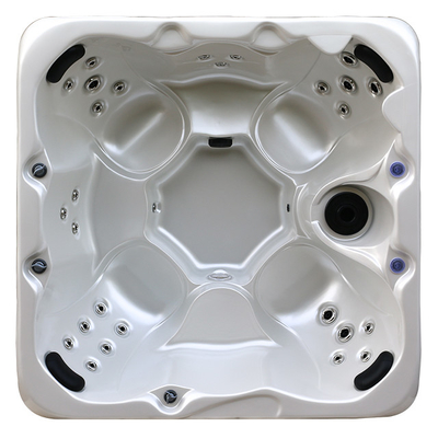 Multi Fungsi Led Light Acrylic Spa Massage Hot Tub Outdoor Spa Untuk 7 Orang