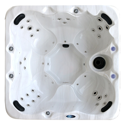 Multi Fungsi Led Light Acrylic Spa Massage Hot Tub Outdoor Spa Untuk 7 Orang
