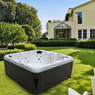 Multi Fungsi Led Light Acrylic Spa Massage Hot Tub Outdoor Spa Untuk 7 Orang