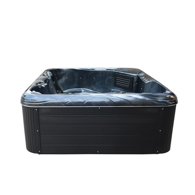 Outdoor Air Jets Massage Hot Tubs Whirlpool Waterfall Spa Dengan 3 Kursi 2 Lounge