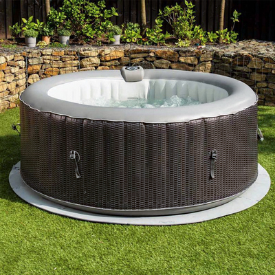 4 Orang Inflatable Spa Bathtub Outdoor Hot Tub Spa Inflatable
