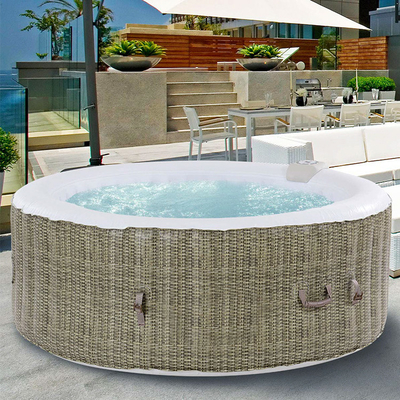 4 Orang Inflatable Spa Bathtub Outdoor Hot Tub Spa Inflatable