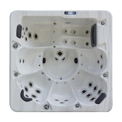 6 Orang Bathtub Pijat Akrilik 2m Kolam Air Panas Whirlpool Luar Ruangan