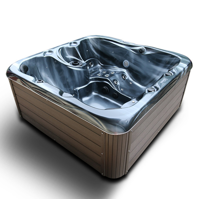 Bathtub Spa Luar Ruangan 4 Orang yang Disesuaikan, Spa Desain Eropa Berdiri Bebas