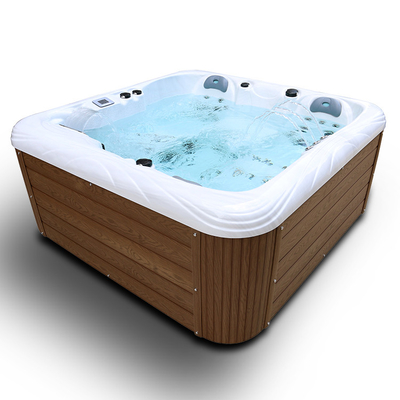 4 Kursi Outdoor Perendaman Bak Mandi Air Panas Spa Dengan Bluetooth Nirkabel