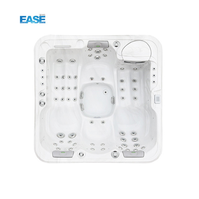 White Outdoor Spa Hot Tub Acrylic Spa Balboa Sistem 54 Total Jet