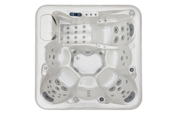 6 Orang Pijat Acrylic Kolam Renang Spa Kolam Renang Luar Ruang Whirlpool Hot Tub