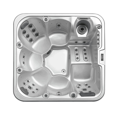 Spa Air Panas Akrilik Luar Ruangan Disesuaikan Spa Air Panas Jacuzzi Luar Ruang 6 Orang Spa Pijat Air Panas Dengan Lampu Led
