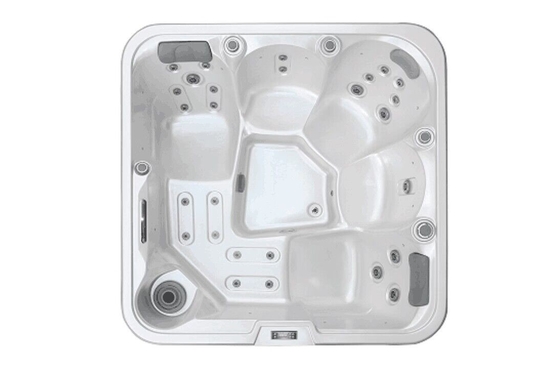 Jacuzzi Ruang Spa Terbuka dengan Hidroterapi Whirlpool Hot Tub Untuk 5 Orang Pijat Mewah Untuk Villa