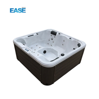 Personal 5 Orang Sudut Hot Tub Dengan Sistem Balboa Dan Tutup Untuk Indoor / Outdoor Merendam Dan Relaksasi