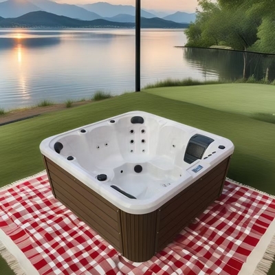 Ruang Terbuka Acrylic Hydro Spa Bath Home Relax Sauna Steam Hot Tub