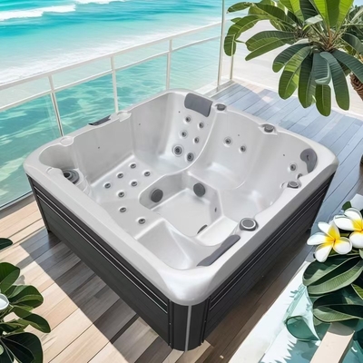 WiFi-enabled 5 orang Hot Tub Modern Design Outdoor Garden Acrylic Massage Spa Tub dengan Sertifikasi CE/ETL/SAA/ISO