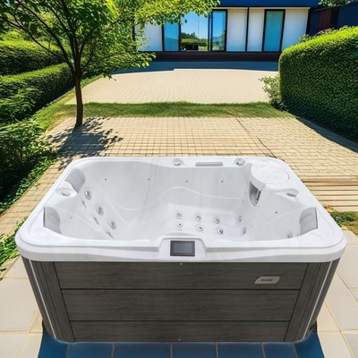 Kualitas Baik Acrylic Outdoor Bath Tub Hydro Massage Spa Pool Sauna Hot Tub Pool