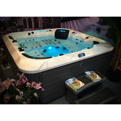 Akrilik Hotel Pijat Bathtub Backyard Whirlpool Spa Luar Ruangan Hot Tubs
