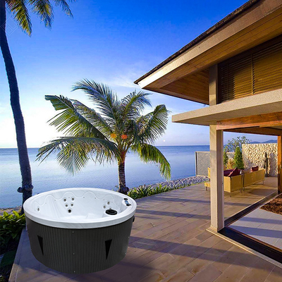 Round Hotel Whirlpool Massage Bathtub Hot Spring Spa Kolam Air Panas Luar Ruangan